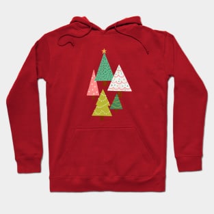 Holly Jolly Christmas Trees Hoodie